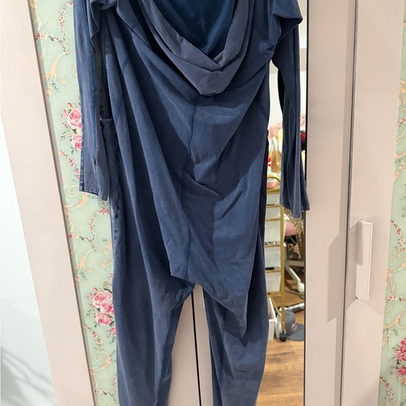 FP Movement by Free People Draped Blue Jumpsuit - Picture 3 of 4